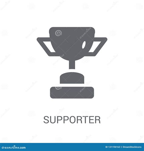 Supporter Icon. Trendy Supporter Logo Concept on White Background from Political Collection ...