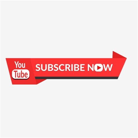 Youtube Subscribe Button Vector Banner, Subscribe, Youtube Subscribe, Youtube PNG Transparent ...