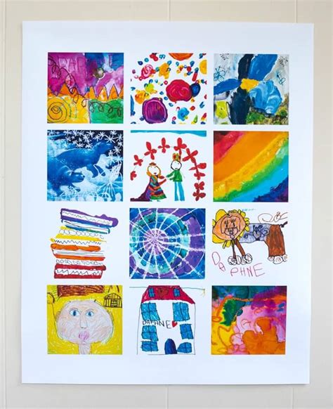 Display Kids Art on a Custom Poster