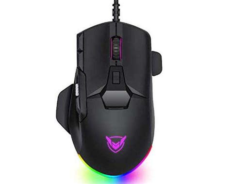 PICTEK RGB Gaming Mouse with a Side Metal Scroll Wheel | Gadgetsin