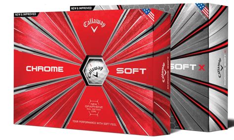 Callaway Chrome Soft, Chrome Soft X golf balls, Callaway golf balls