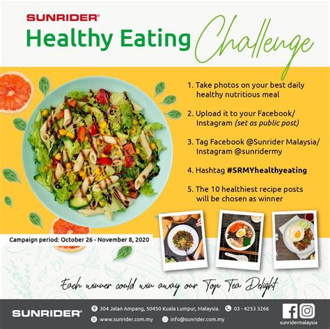 Healthy Eating Challenge | Ticket2u