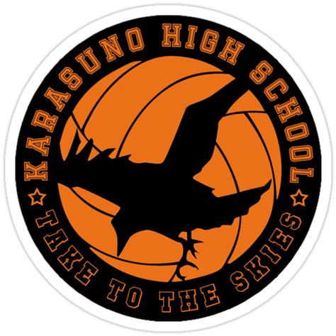 "Haikyuu!! Karasuno VBC logo" Stickers by spacespud | Redbubble