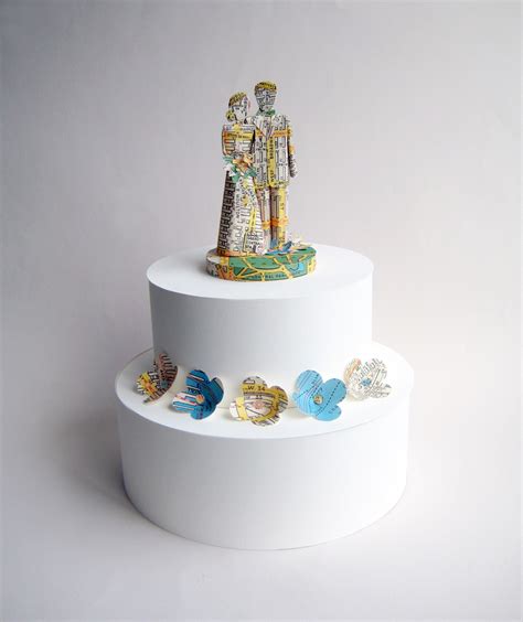 Concarta: Paper sculpture cake toppers for weddings, anniversaries and ...