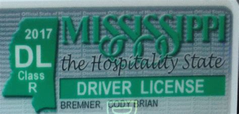 Free mississippi drivers license template - gasescale