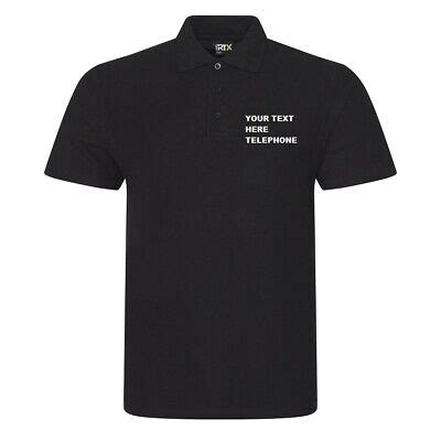 Embroidered Polo Shirt with your company name | eBay