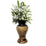 Buy Wauood Flower Pot Hand Painted Ceramic Flower Vase Sand Texture ...