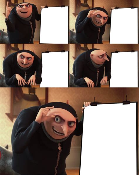 Gru Board Blank Template - Imgflip