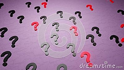 Question Marks Symbols Icon Purple Background 3d Render. Digital Cyberspace Questions, Symbol ...