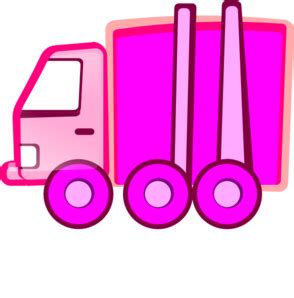 Pink Truck Clip Art at Clker.com - vector clip art online, royalty free & public domain