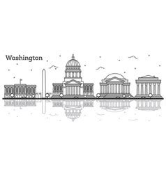 Washington, Dc, Skyline & Outline Vector Images (73)