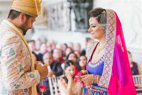 Indian Wedding Couple Posing | London Wedding Photographer