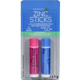 Woolworths Zinc Sticks Spf 50+ 2 pack - Black Box Product Reviews