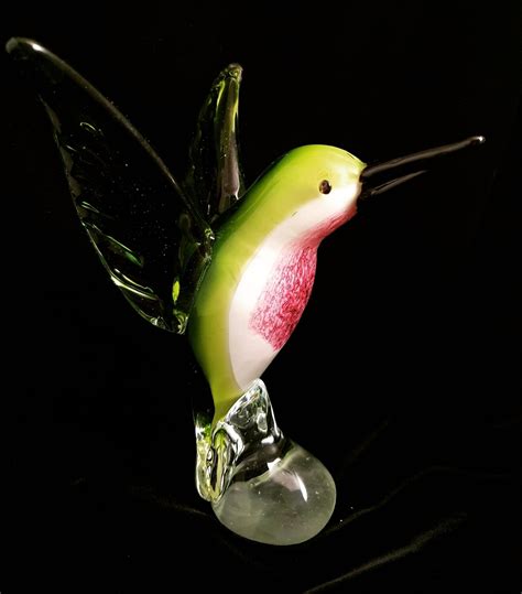 Large Green Hummingbird* – Store – Gift of Glass