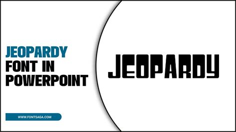 Jeopardy Font In Powerpoint- Winning Presentation