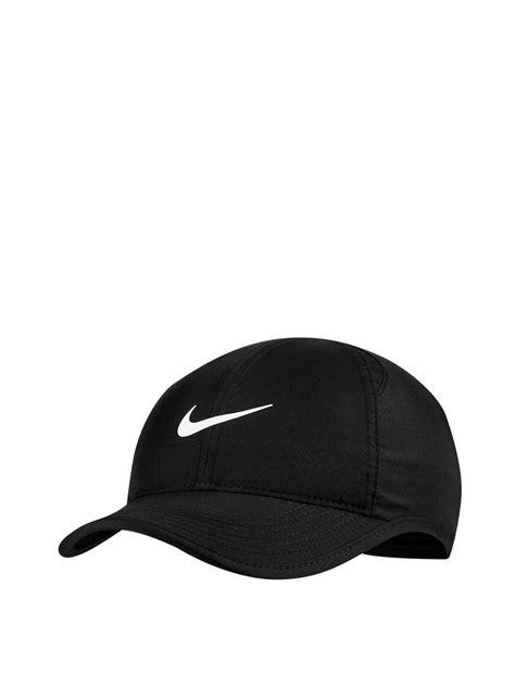 NIKE FEATHERLIGHT CAP - BLACK/WHITE