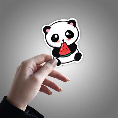 Cute Panda Sticker – stickermirchi.com