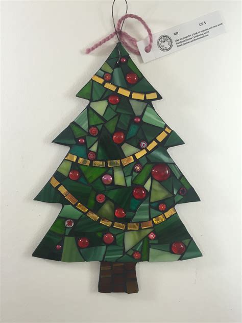 Christmas Mosaics, Stained Glass Christmas, Stained Glass Crafts ...