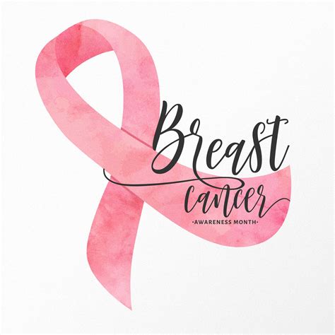 Watercolor Breast Cancer Awareness Ribbon 230124 Vector Art at Vecteezy