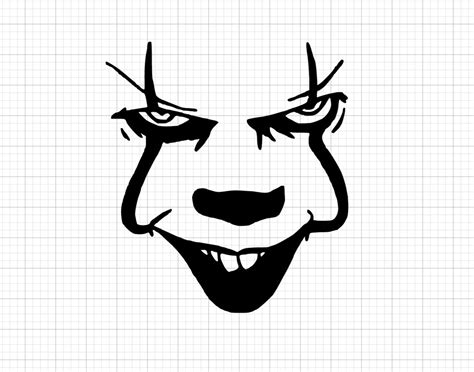 IT Pennywise Clown Stephen King Vinyl Decal Sticker | Etsy