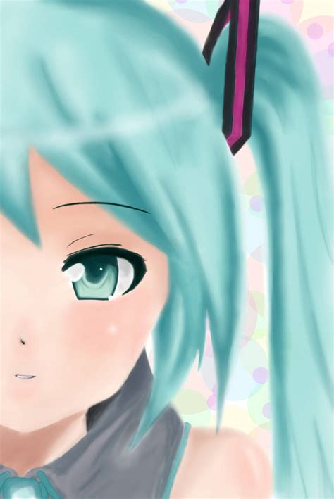 Miku Face by gaixas1 on DeviantArt