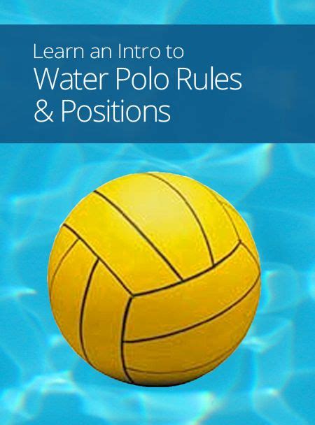 Intro to Water Polo Rules & Positions | Water polo rules, Water polo ...