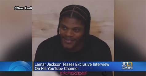 Lamar Jackson teases exclusive interview on his YouTube channel - CBS ...