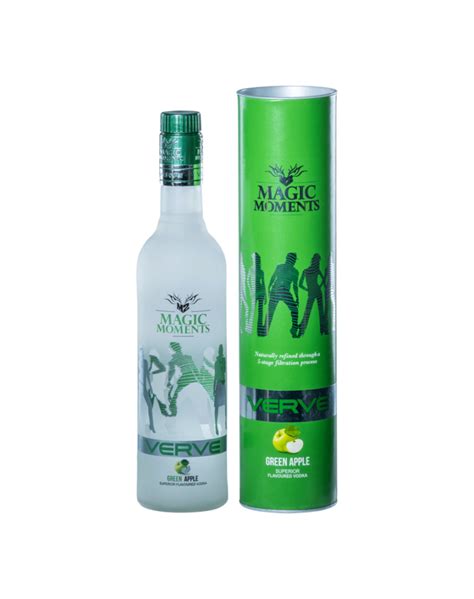 M2 Magic Moments Verve GREEN APPLE Premium Flavoured Vodka - DrinksBuff