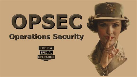 What is OPSEC - Operations Security? by Life is a Special Operation