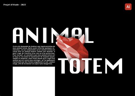 Wolf animal totem on Behance