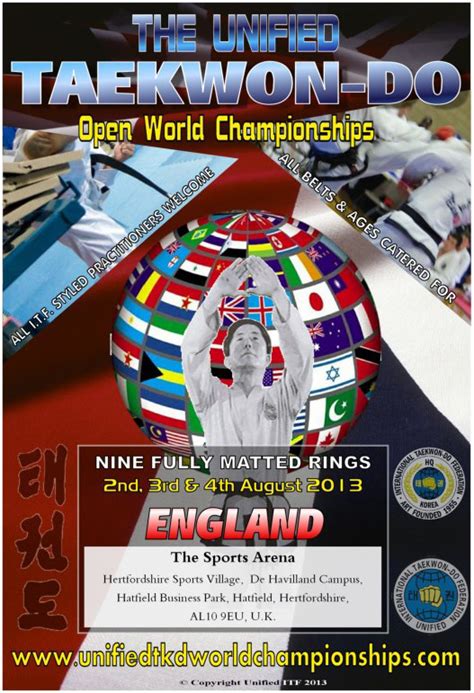 Unified ITF World Championships NOW in England! - Learn the martial art of Taekwondo at Bungay ...