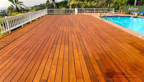 Ipe Wood Deck Refinishing