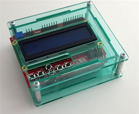 Acrylic enclosure for Arduino Uno and 16x2 LCD from mjrice on Tindie