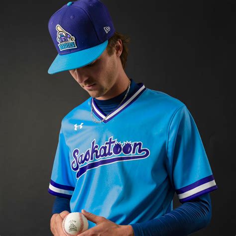 Adult UA Blue Jersey – Saskatoon Berries Baseball