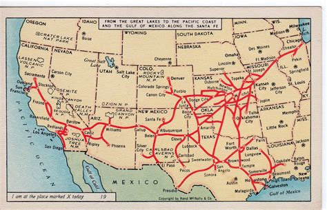 Santa Fe Railroad Route Map - Maping Resources