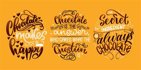 Chocolate Quotes Stock Illustrations – 981 Chocolate Quotes Stock Illustrations, Vectors ...