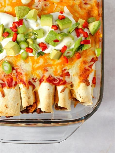 Beef Enchiladas Recipe - Easy Homemade Mexican Casserole