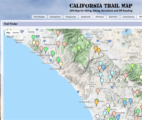 California-Trail-Map – 3MULES.COM