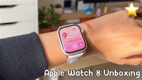 Unboxing Apple Watch Series 8 Starlight + Cute Accessories - YouTube