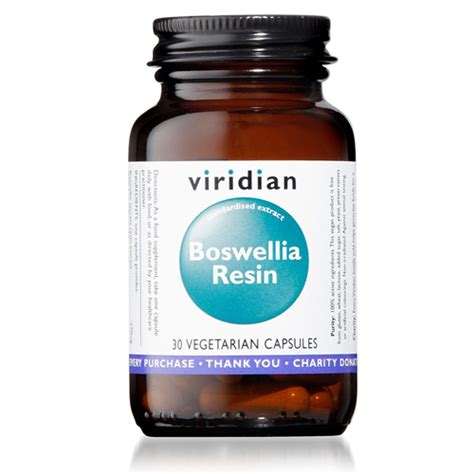 Viridian Boswellia Resin 30 Capsules - Health Matters