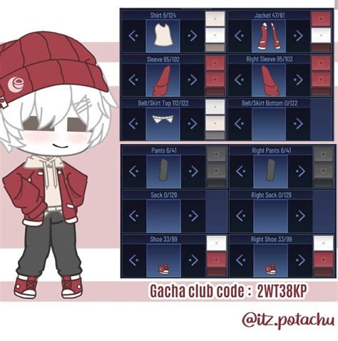 Male Gacha Club Outfits