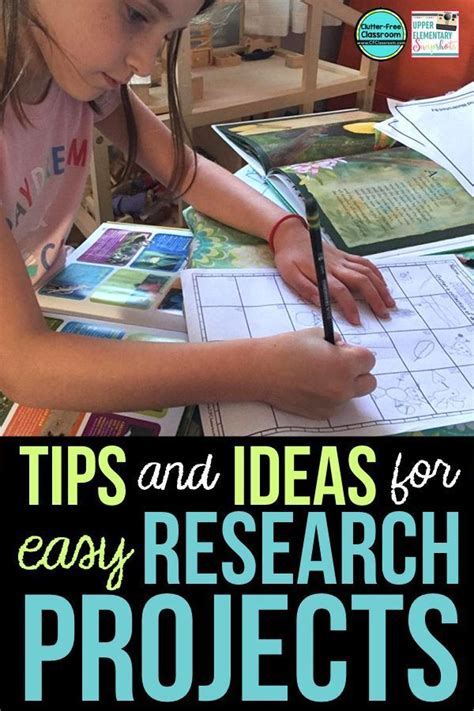 Tips and Ideas for Research Projects in the Classroom | Research ...