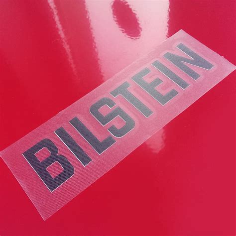 Bilstein Vintage Logo Sticker by Car Bone FlatSix Design - Choice Gear