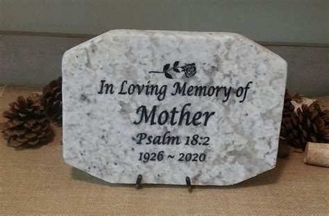 Engraved Granite Stone Memorials (Medium) | Engraved Rock