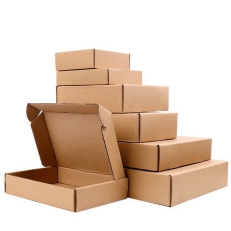 ON HAND Carton box corrugated packaging Kraft Lowest price/ Brown Kraft ...