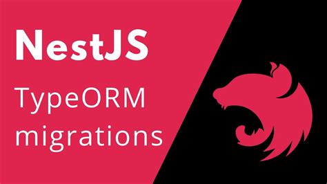 How to create database migrations using TypeORM migration API? NestJs ...