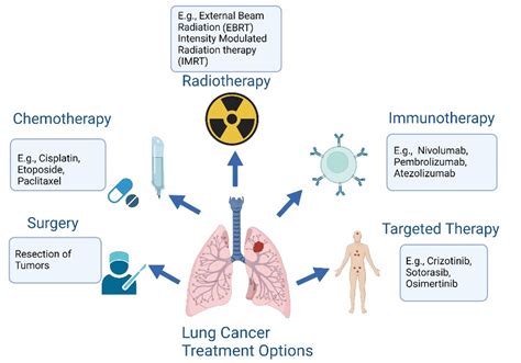 The treatment options for lung cancer are surgery, chemotherapy ...