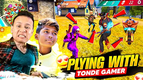 First Game 😲With The Most Humble 🤗 V Badge YouTuber 🔰 - Tonde Gamer ️ ...