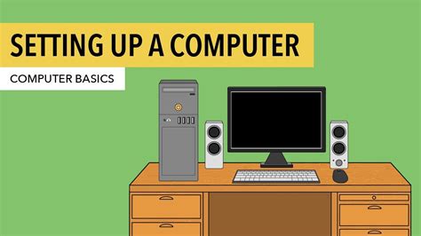 Computer Basics: Setting Up a Desktop Computer - YouTube