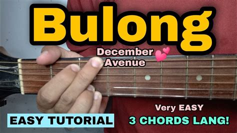 Bulong - December Avenue (EASY GUITAR TUTORIAL - 3 Easy Chords) - YouTube